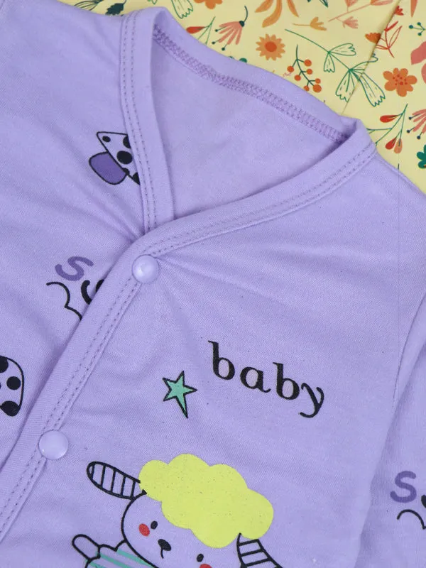 0Mth - 9Mth Baby Light Purple Baba Suit For Newborns BG NBS71