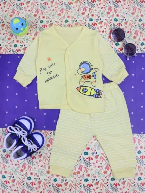 0Mth - 9Mth Fly Yellow Baba Suit For Newborns BG NBS75