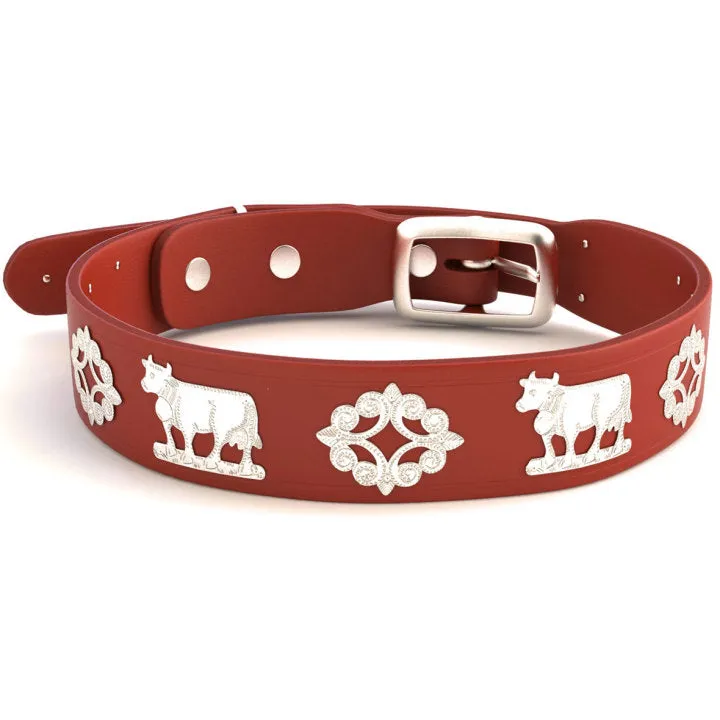 1 1/4" Medium Contemporary Swiss Dog Collar