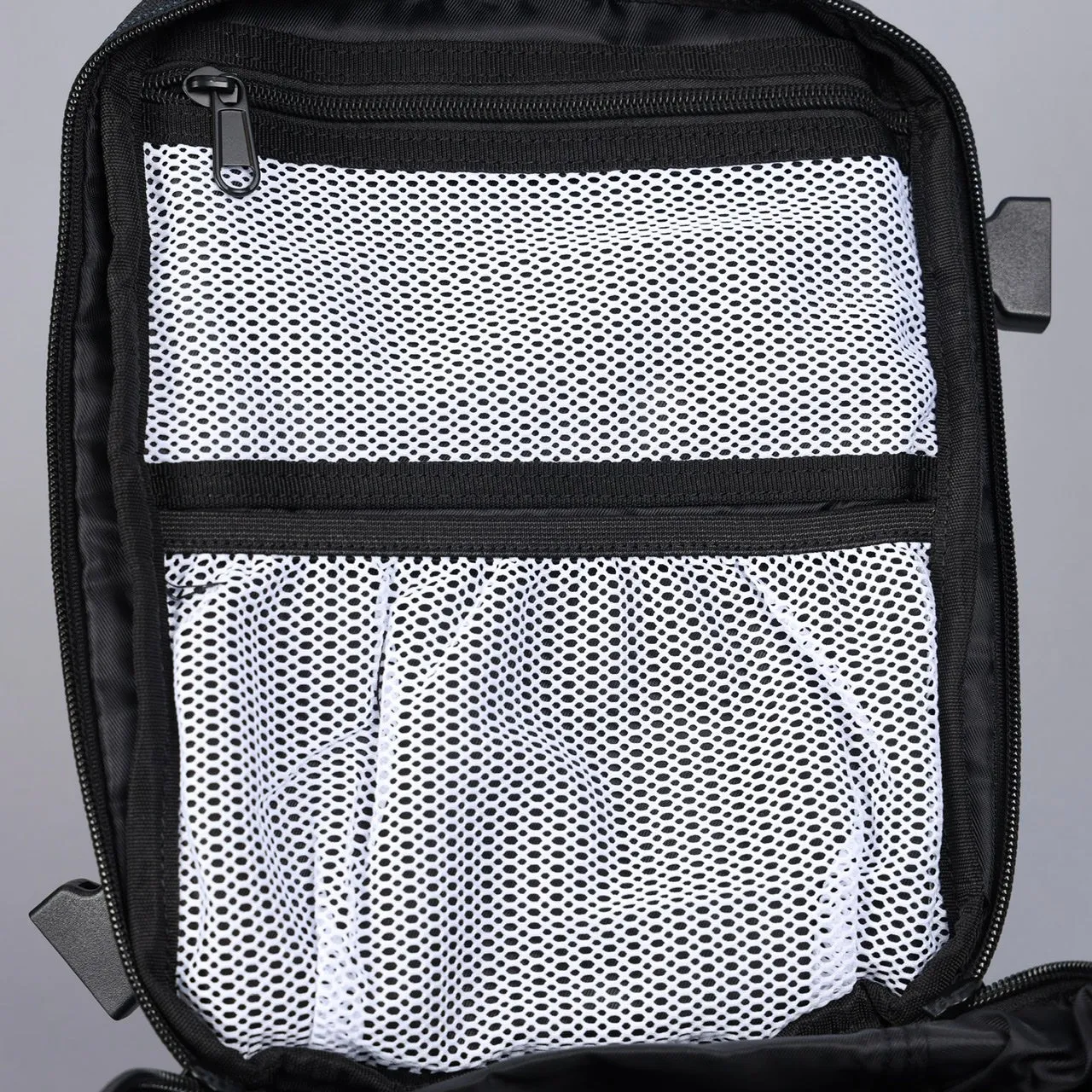 9L Backpack Mini Black White Cow