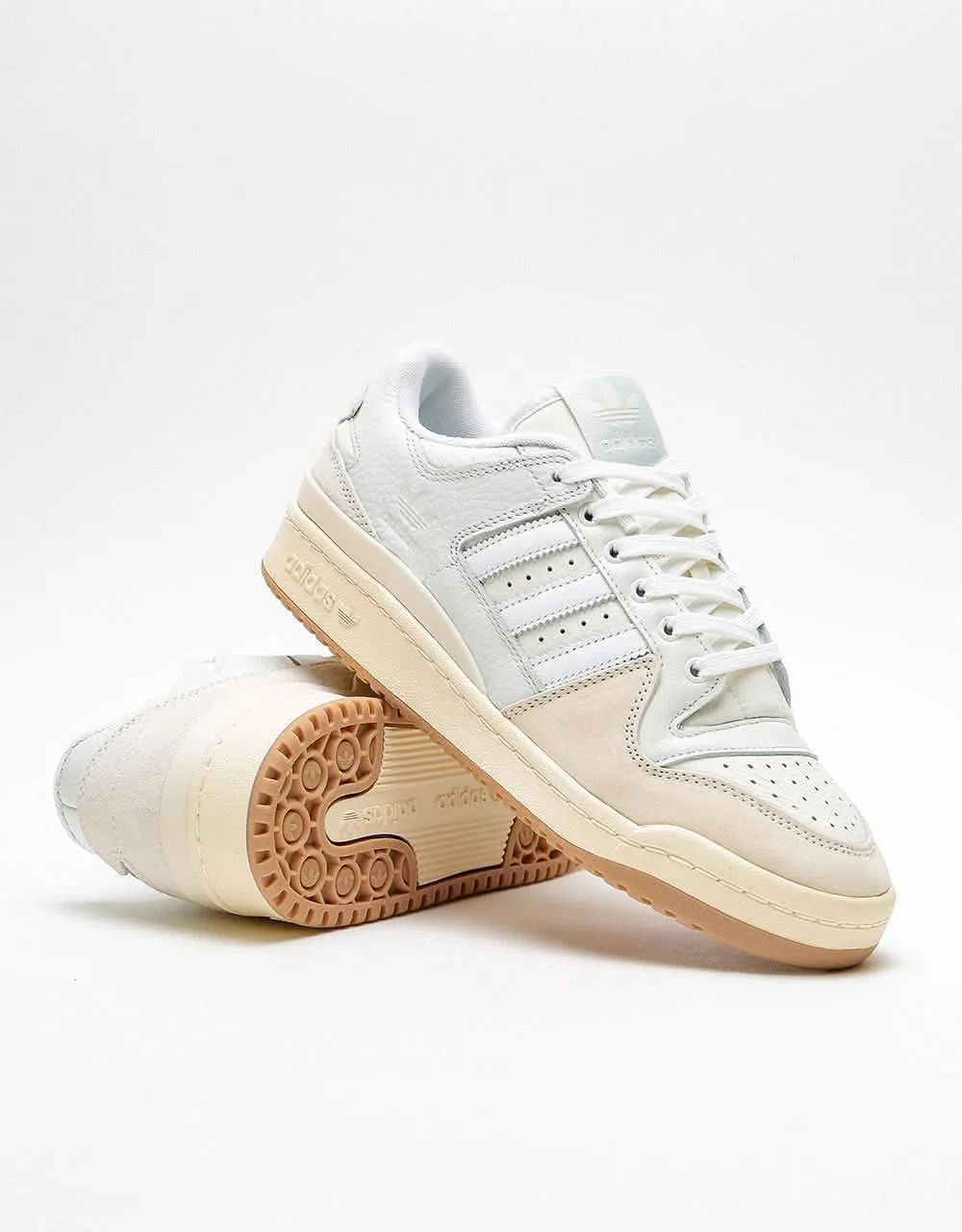 adidas Forum 84 Low ADV Skate Shoes - Chalk White/White/Cloud White