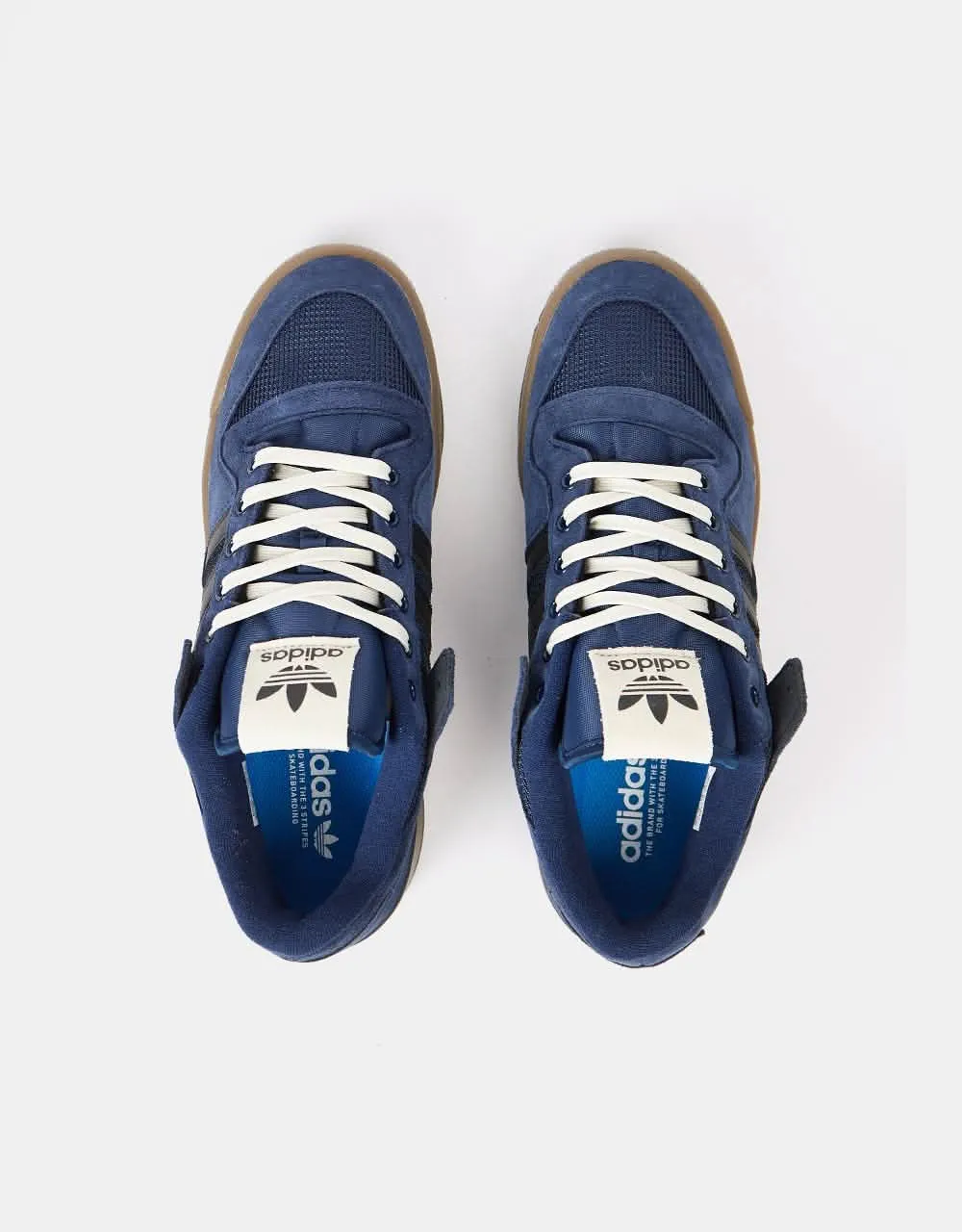 adidas Forum 84 Low ADV Skate Shoes - Collegiate Navy/Core Black/Bluebird