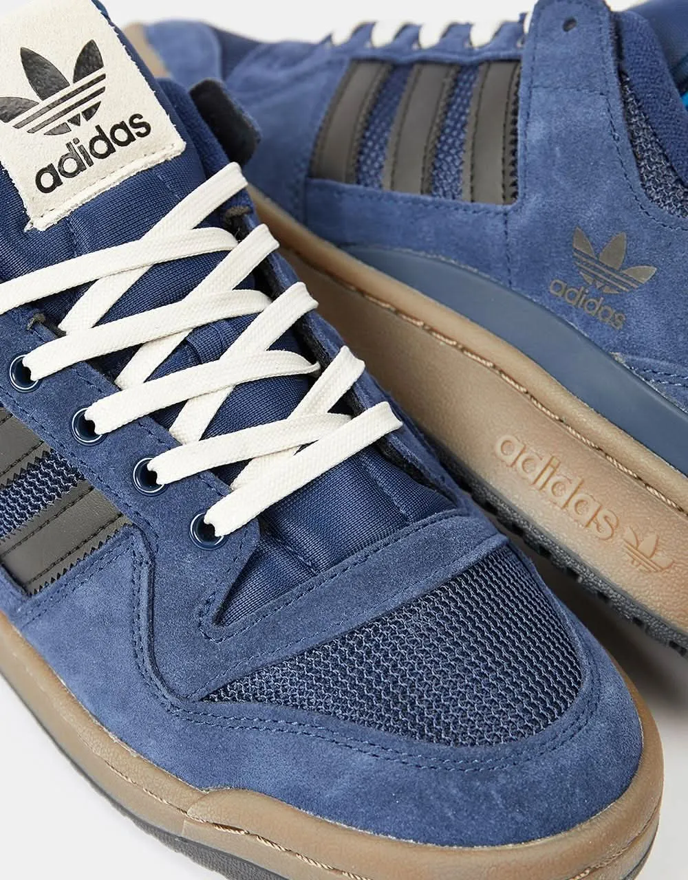 adidas Forum 84 Low ADV Skate Shoes - Collegiate Navy/Core Black/Bluebird