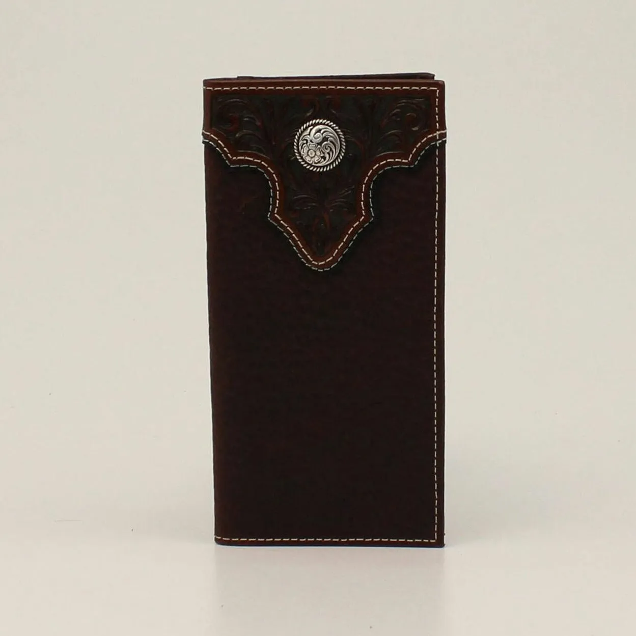 Ariat Youth Floral Embossed Leather Rodeo Wallet