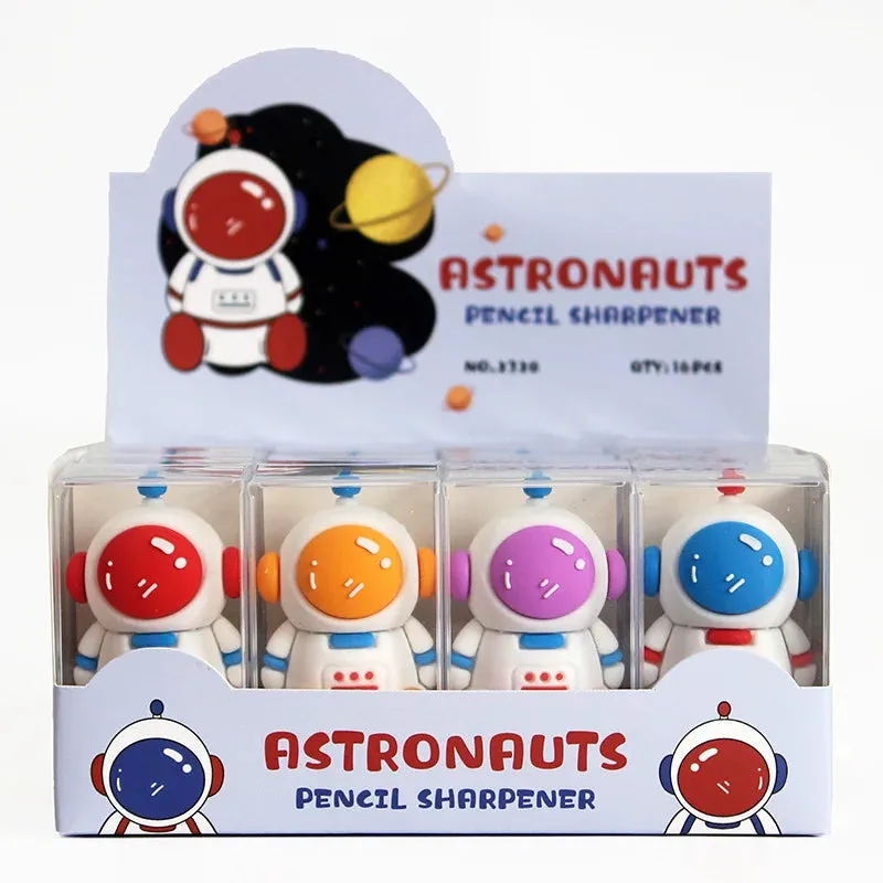 Astronaut Shape Colorful Pencil Sharpener