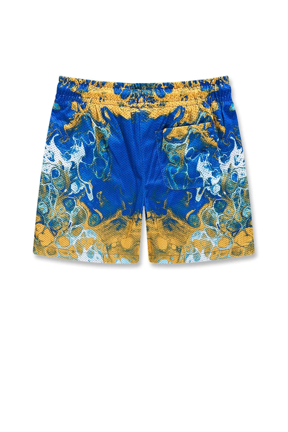 Athletic - Marbled Mesh Shorts (Golden State)