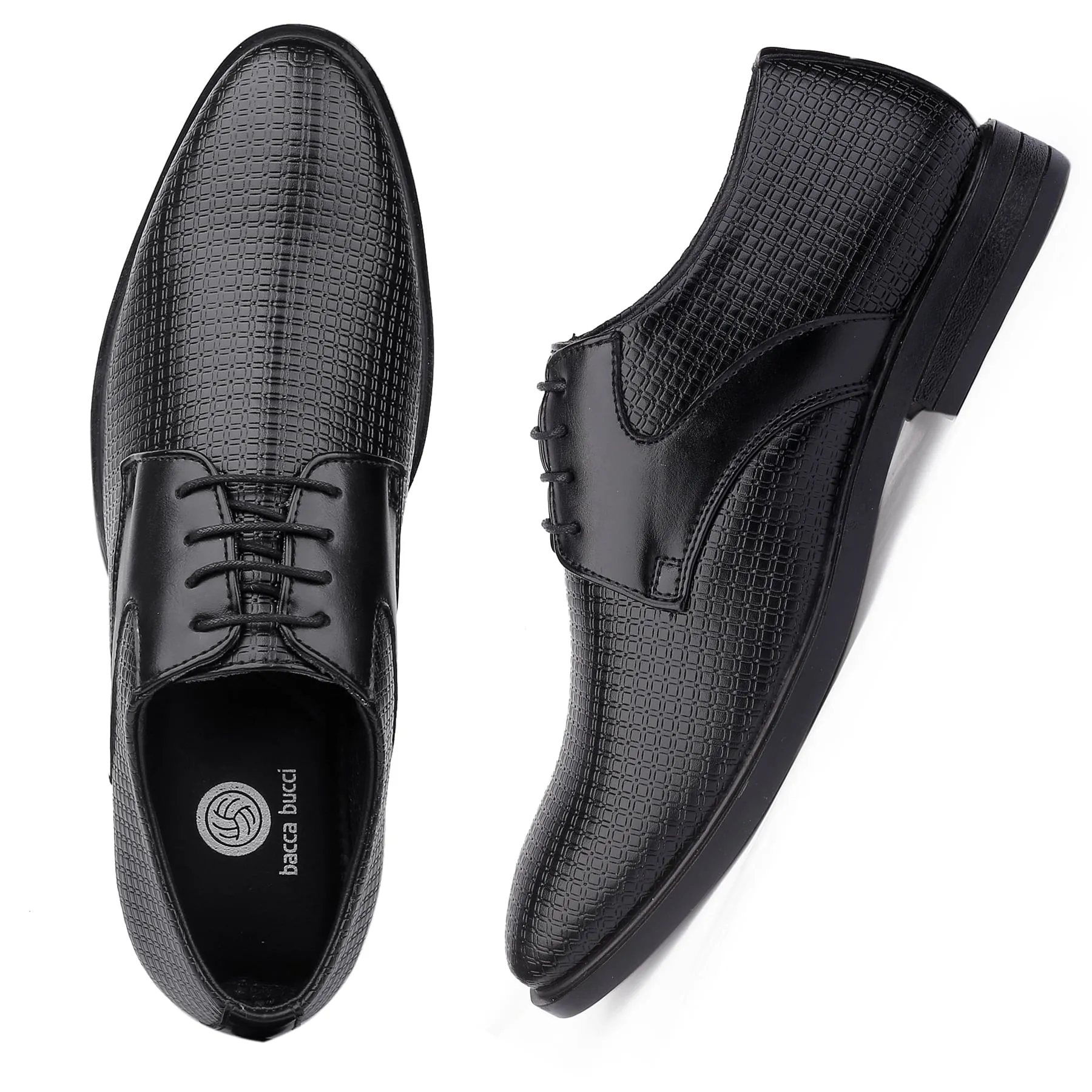 Bacca Bucci OSLO Formal Shoes with Superior Comfort | All Day Wear Office Or Party Lace-up Shoes