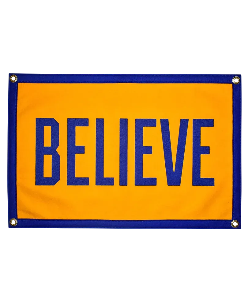 Believe Camp Flag - Oxford Pennant