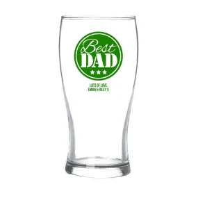 Best Dad  Standard Beer Glass