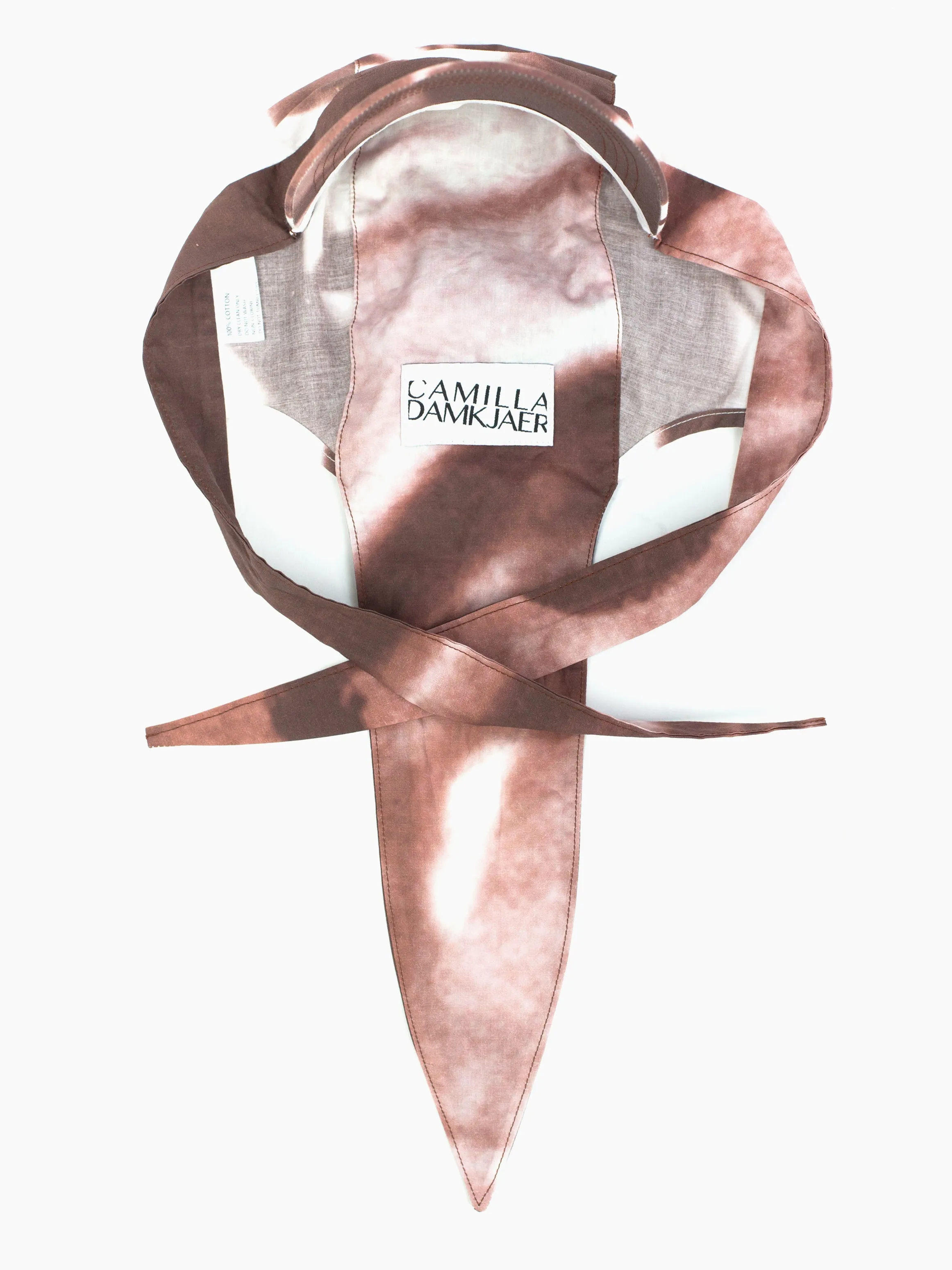 Camilla Damkjaer SS21 Printed Pizzaiolo Tie Cap