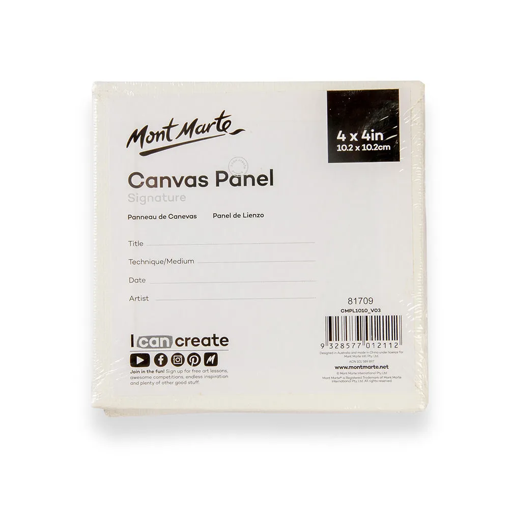 Canvas Panels Signature Pack 5 10.2 x 10.2cm (4 x 4in)