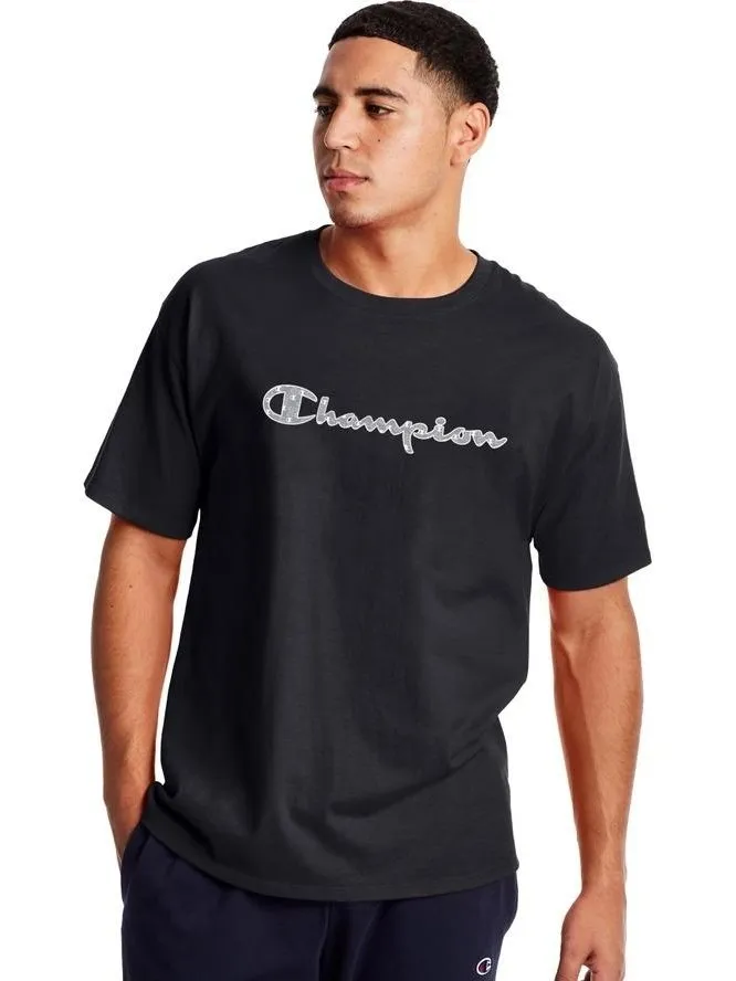 Champion Mini C Script Logo Classic Jersey Tee Black GT23H 003 586559