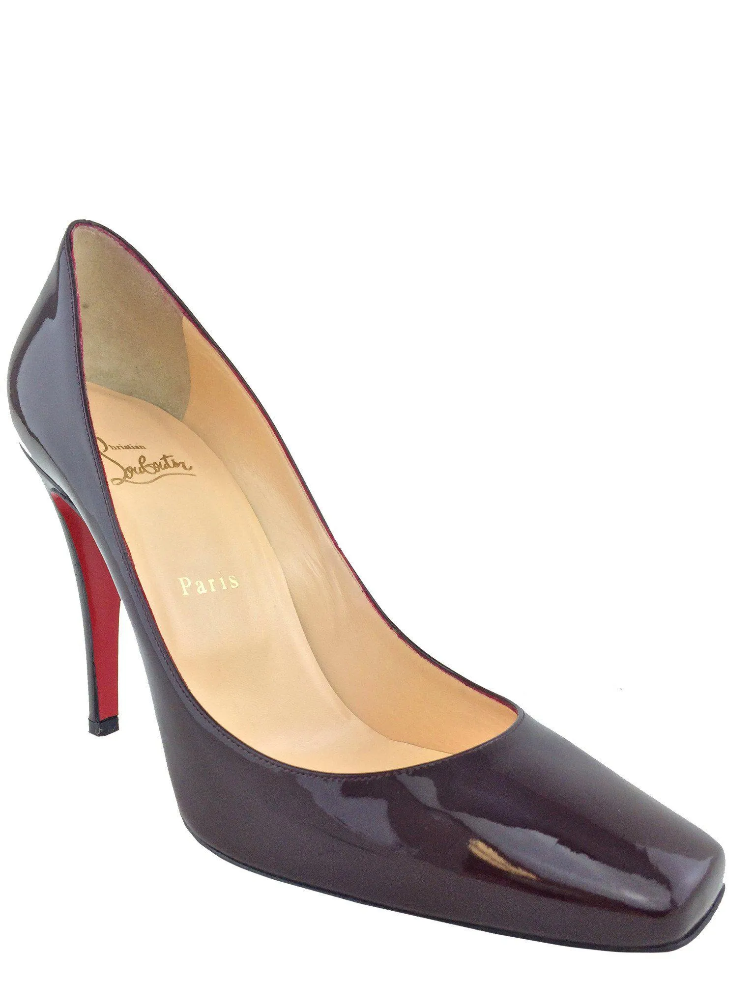 Christian Louboutin Patent Leather Particule Pumps Size 11 NEW