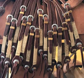 Cowboy Split Ear Headstall with Rawhide