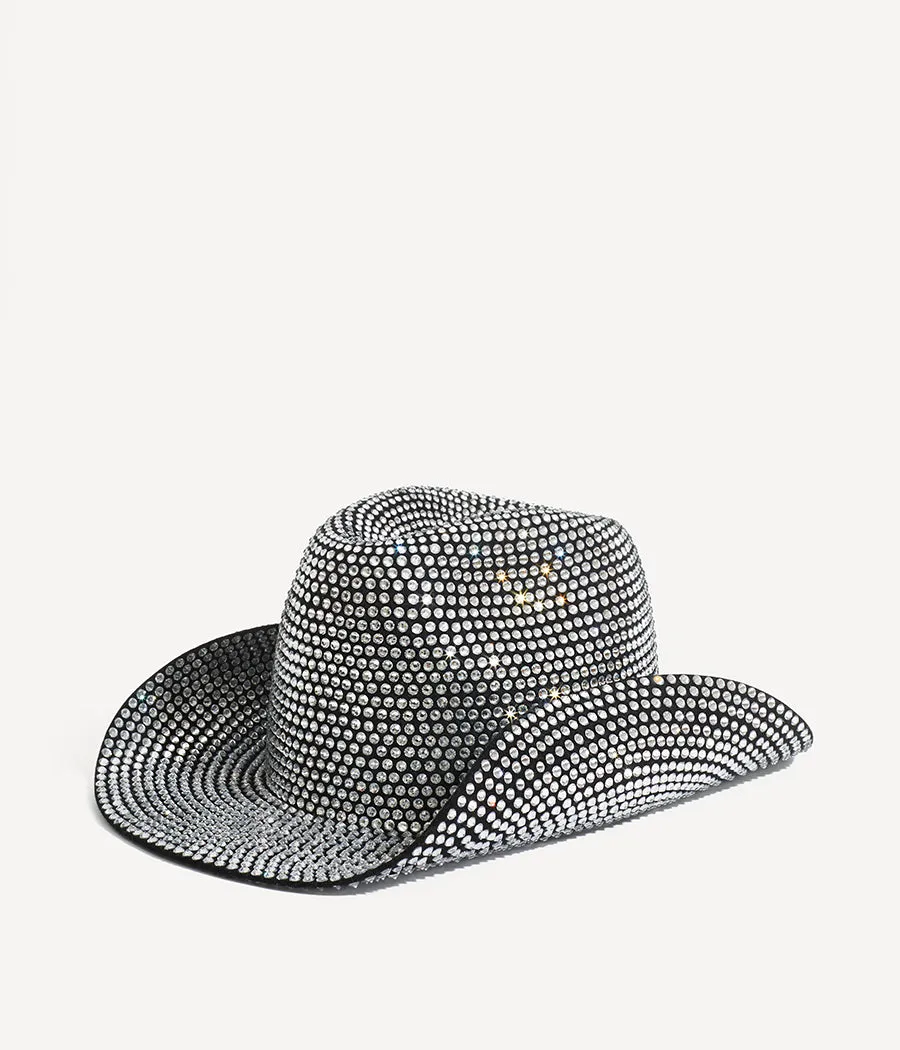 Crystal-embellished Cowboy Hat