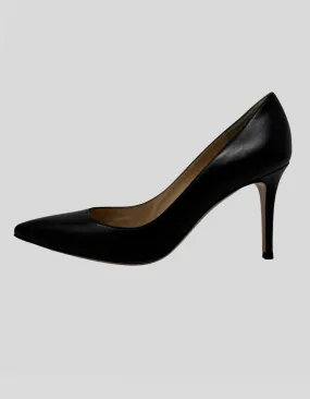 GIANVITO ROSSI Gianvito 85 Vitello Leather Point-Toe Pumps w/ Tags - 39 IT | 9 US