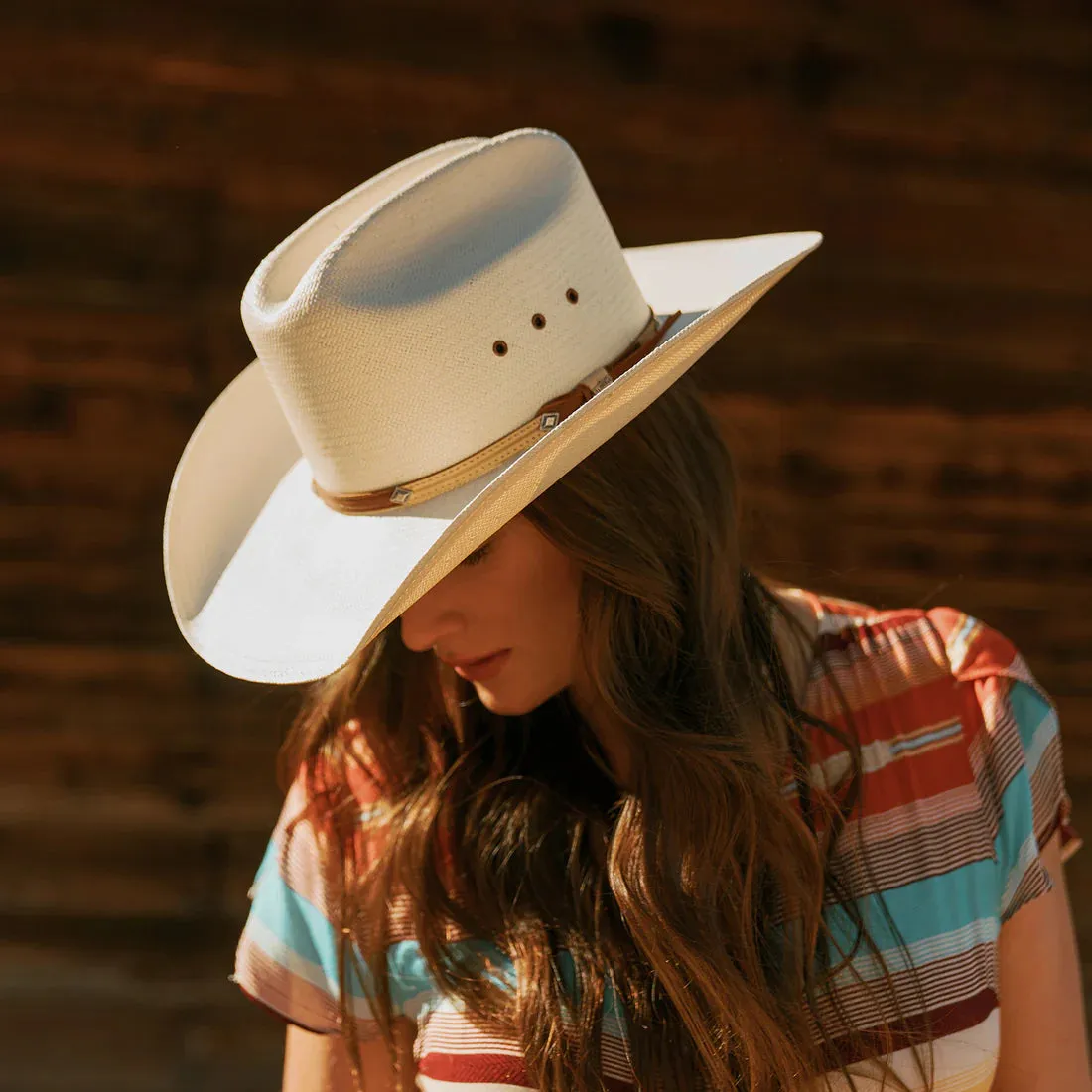 Grant T 10X Premium Shantung Straw Cowboy Hat