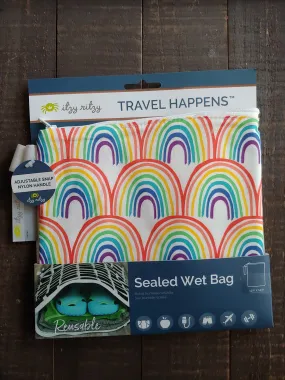 Happy Rainbow Wet Bag ll Medium ll Travel Bag