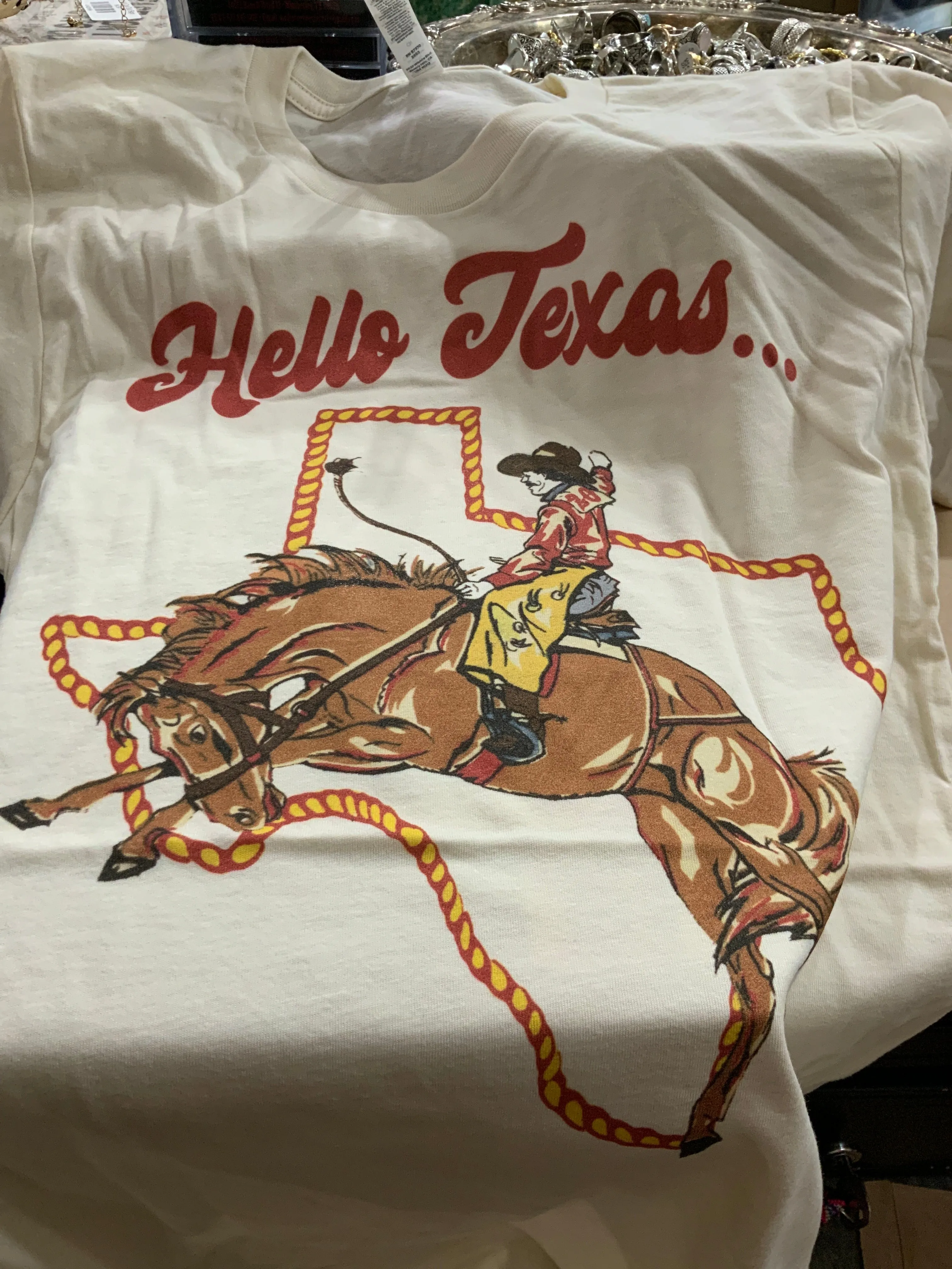 Hello Texas Saddle Bronc Rider