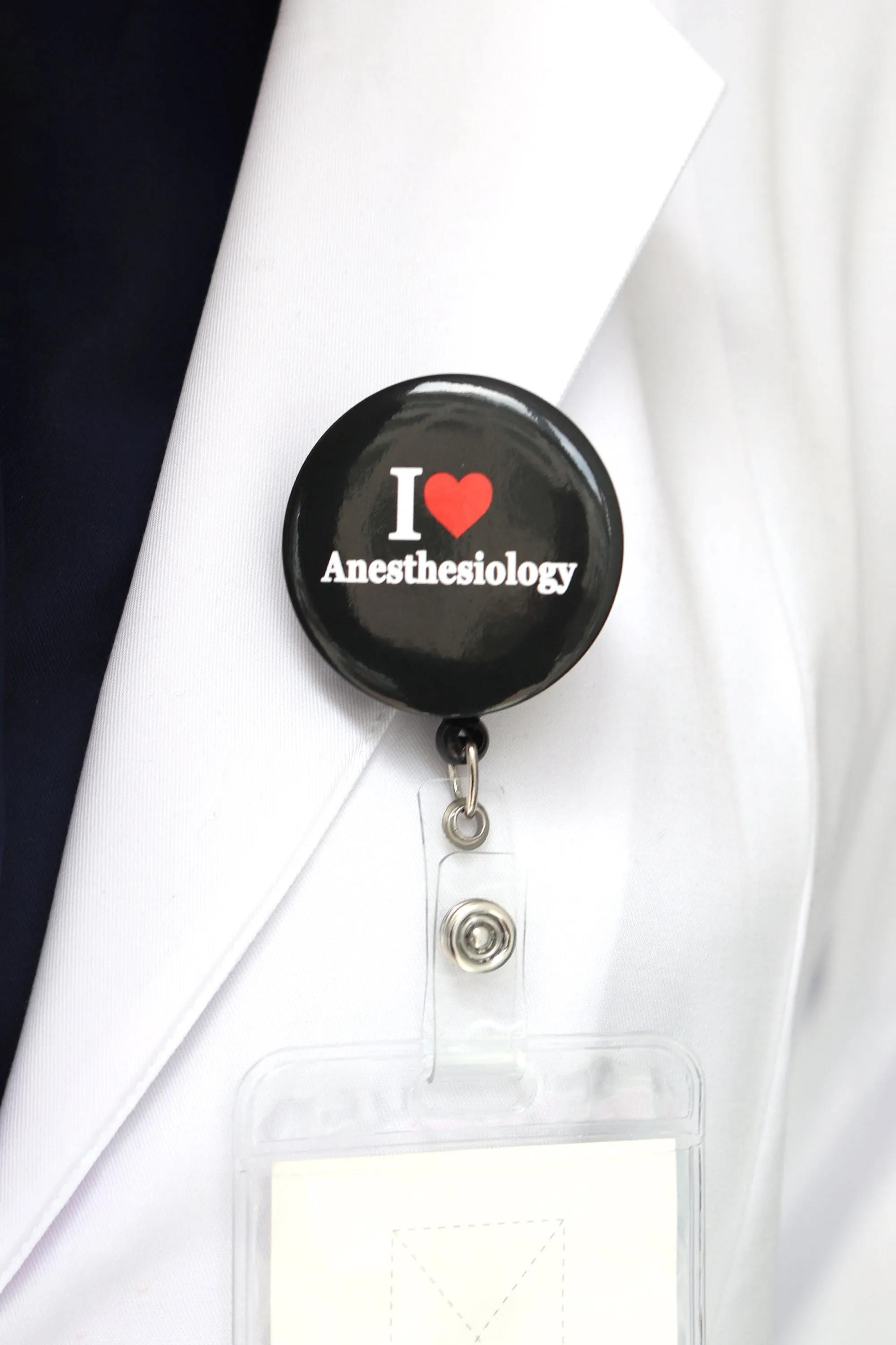 I Love Anesthesiology ID Badge