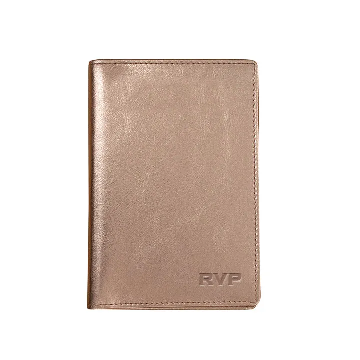 ILI New York RFID Leather Passport Cover / Vax Card Holder 6753RFB