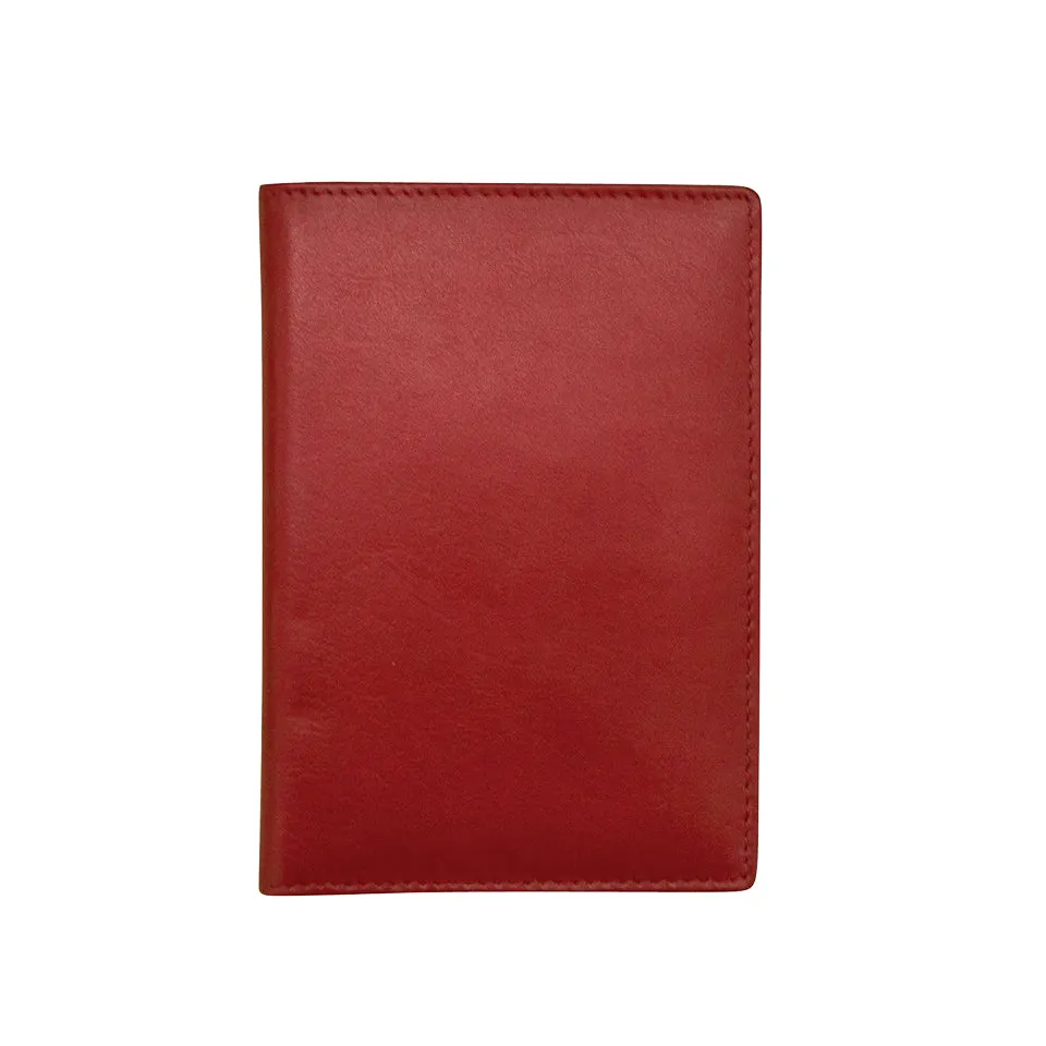 ILI New York RFID Leather Passport Cover / Vax Card Holder 6753RFB