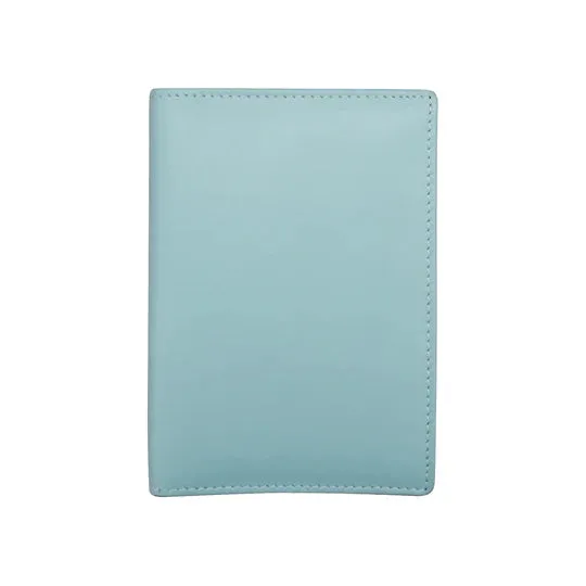 ILI New York RFID Leather Passport Cover / Vax Card Holder 6753RFB