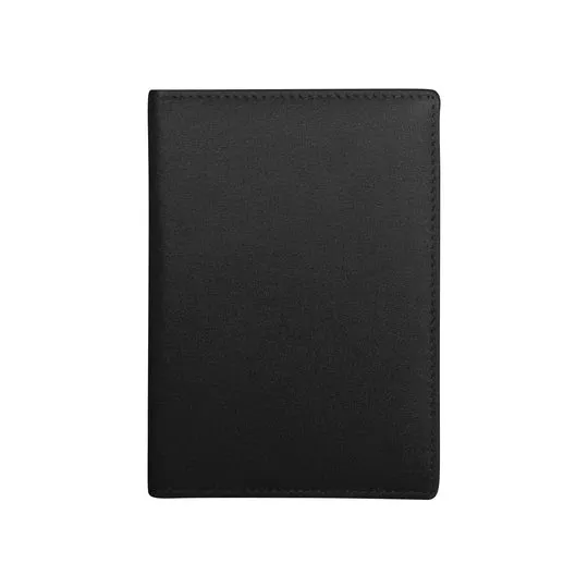 ILI New York RFID Leather Passport Cover / Vax Card Holder 6753RFB