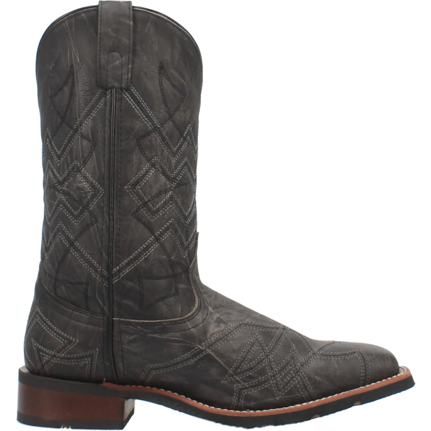 Laredo Mens Axel Black 7927 Western Cowboy Boots