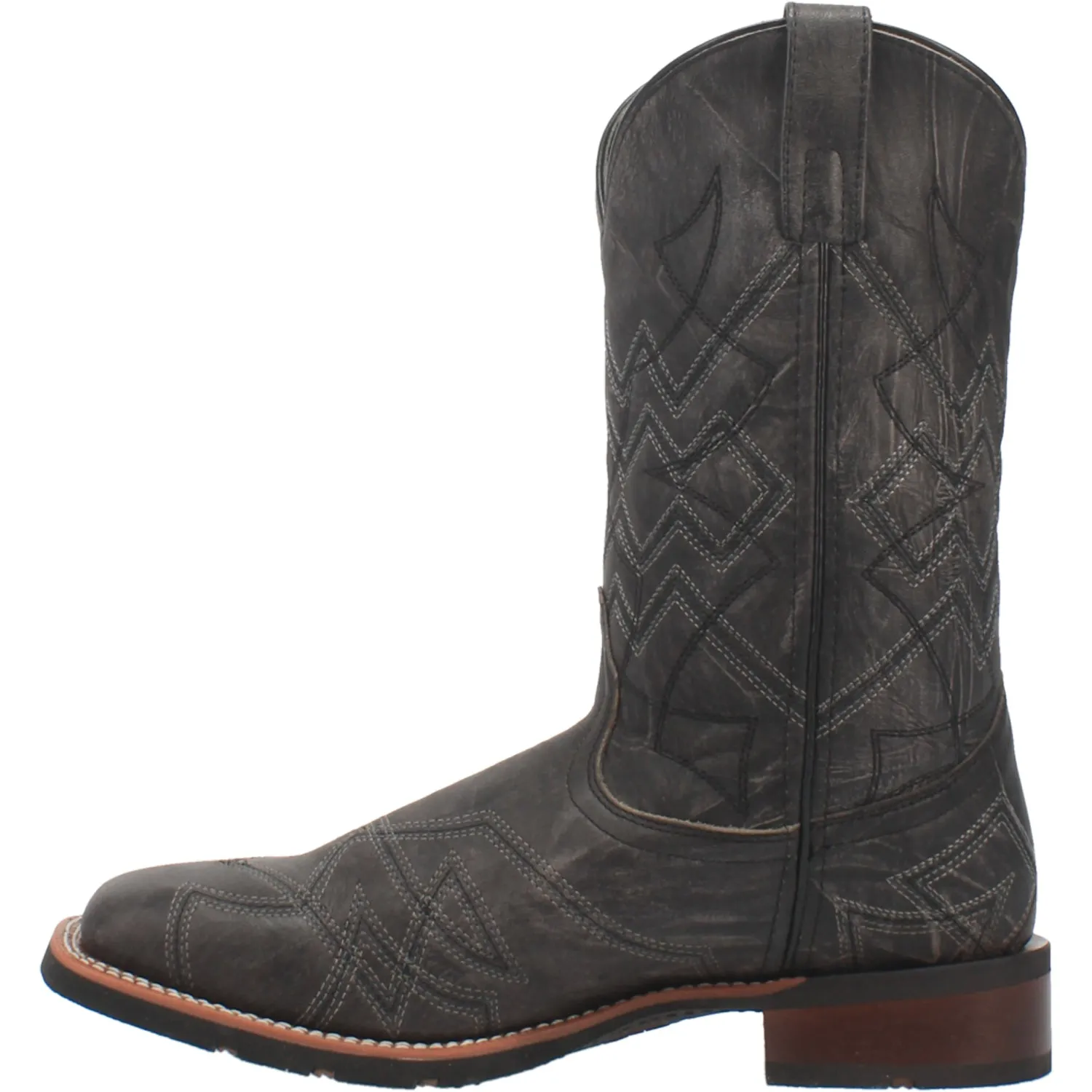 Laredo Mens Axel Black 7927 Western Cowboy Boots