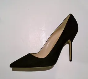 Manolo Blahnik BB Black Suede Heels 105 sale shoes pumps