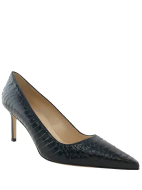 Manolo Blahnik Snakeskin BB Pumps Size 7