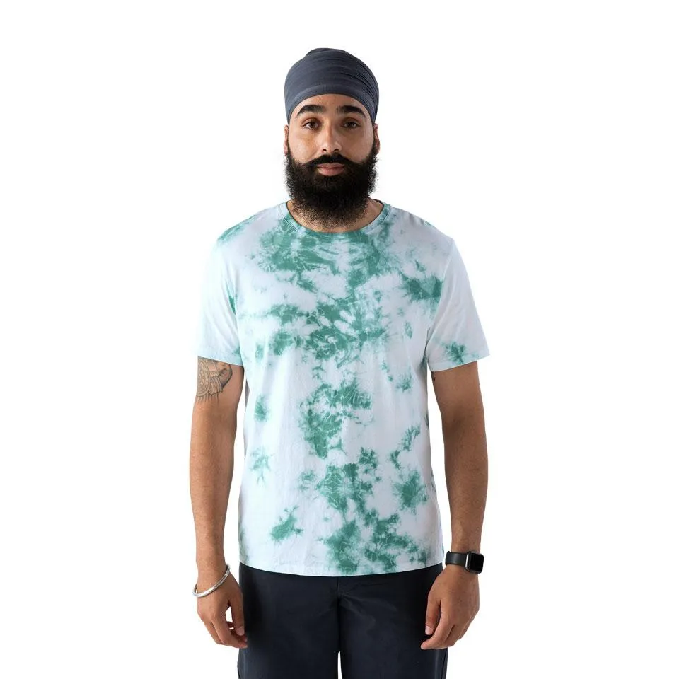 Men's Pima Cotton Tie Dye Crew Neck T-Shirt