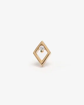 Mia Threadless End (14K Gold)