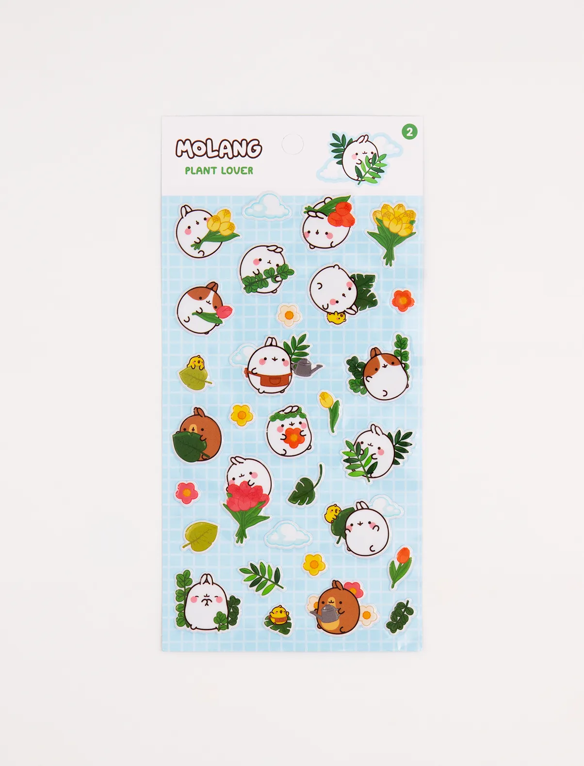 Molang 3D Stickers - Plant Lover