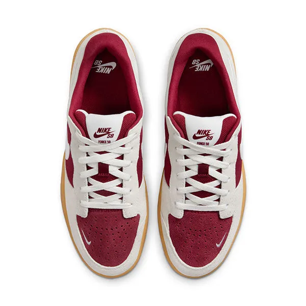 Nike SB Force 58 Team Red/Summit White/Gum Light Brown/White