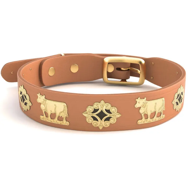 Overstock Sale! 1 1/4" Medium Contemporary Swiss Dog Collar