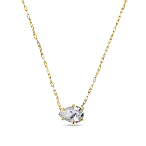 Pear Cut Diamond Solitaire Pendant