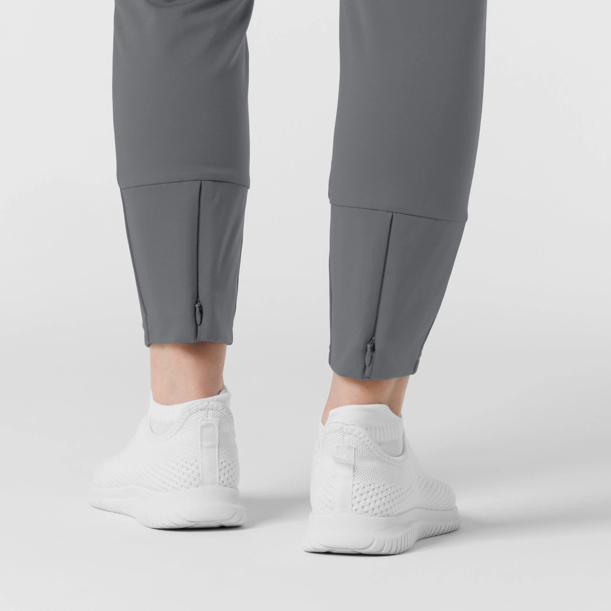 RENEW Knit Women's Track Scrub Pant - Pewter