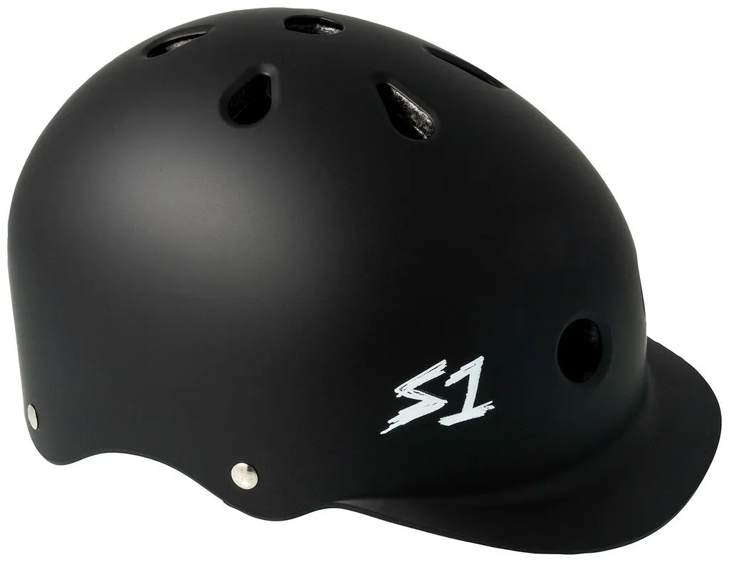 S1 Lifer Brim Helmet - Black Matte