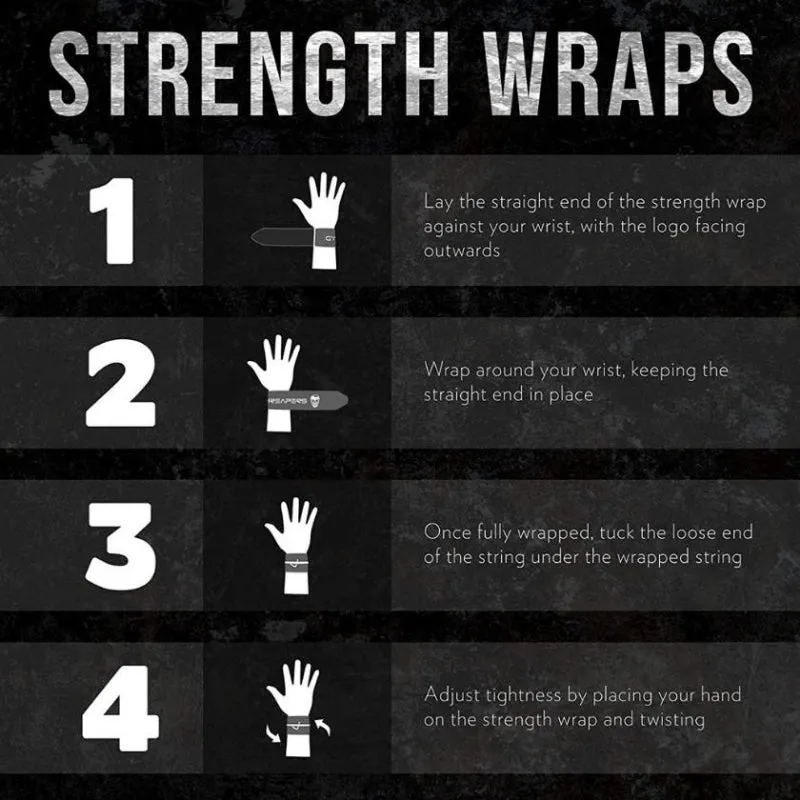 Strength Wrist Wraps - Adjustable Support - Ranger Green