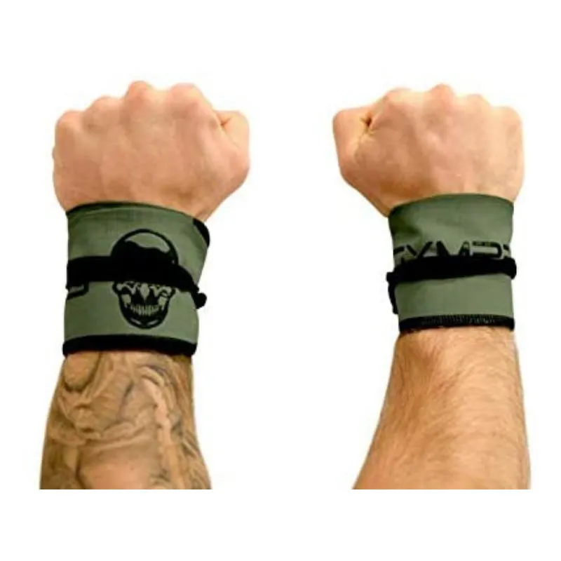 Strength Wrist Wraps - Adjustable Support - Ranger Green