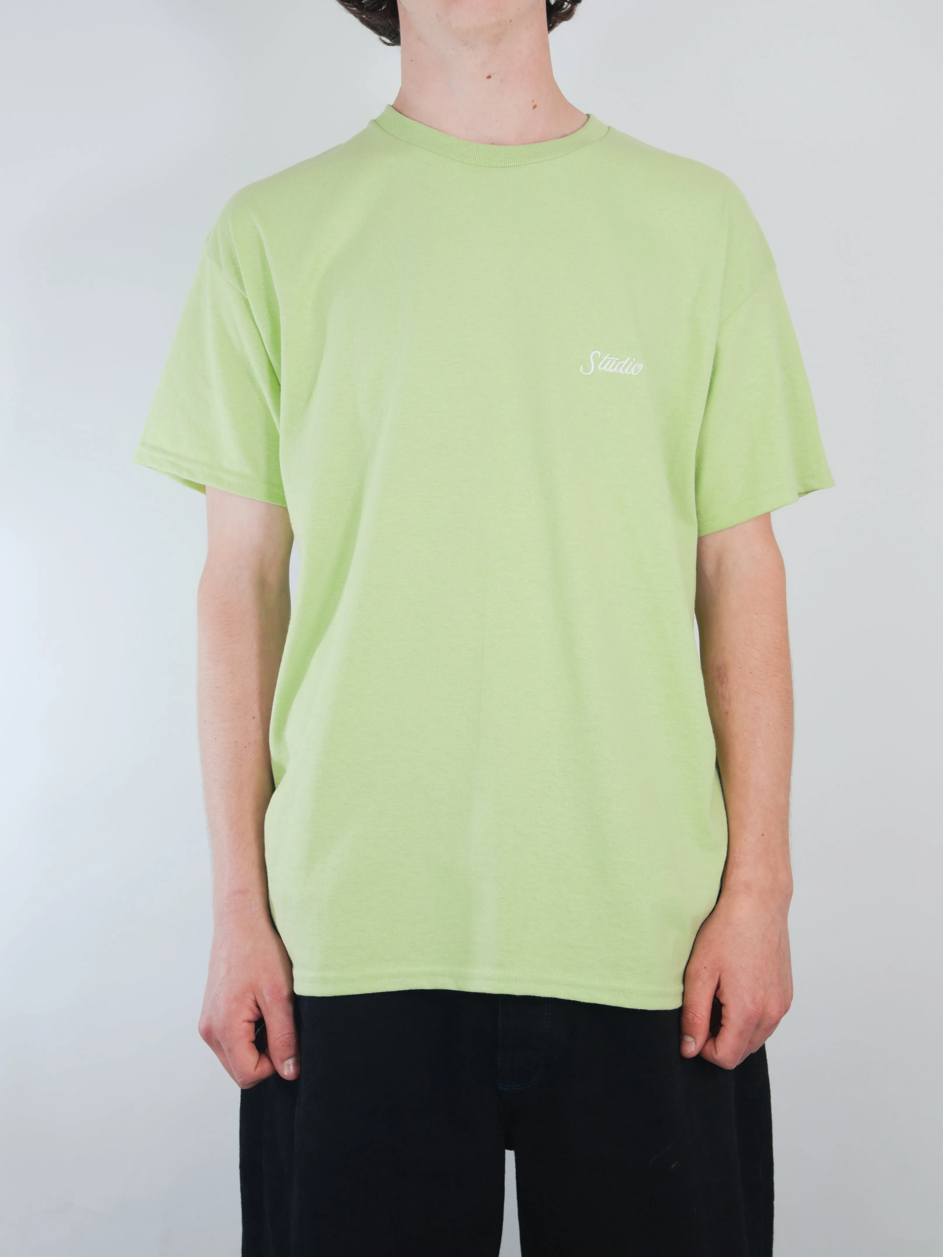 Studio Skateboards - Lovebirds Tee - Soft Green