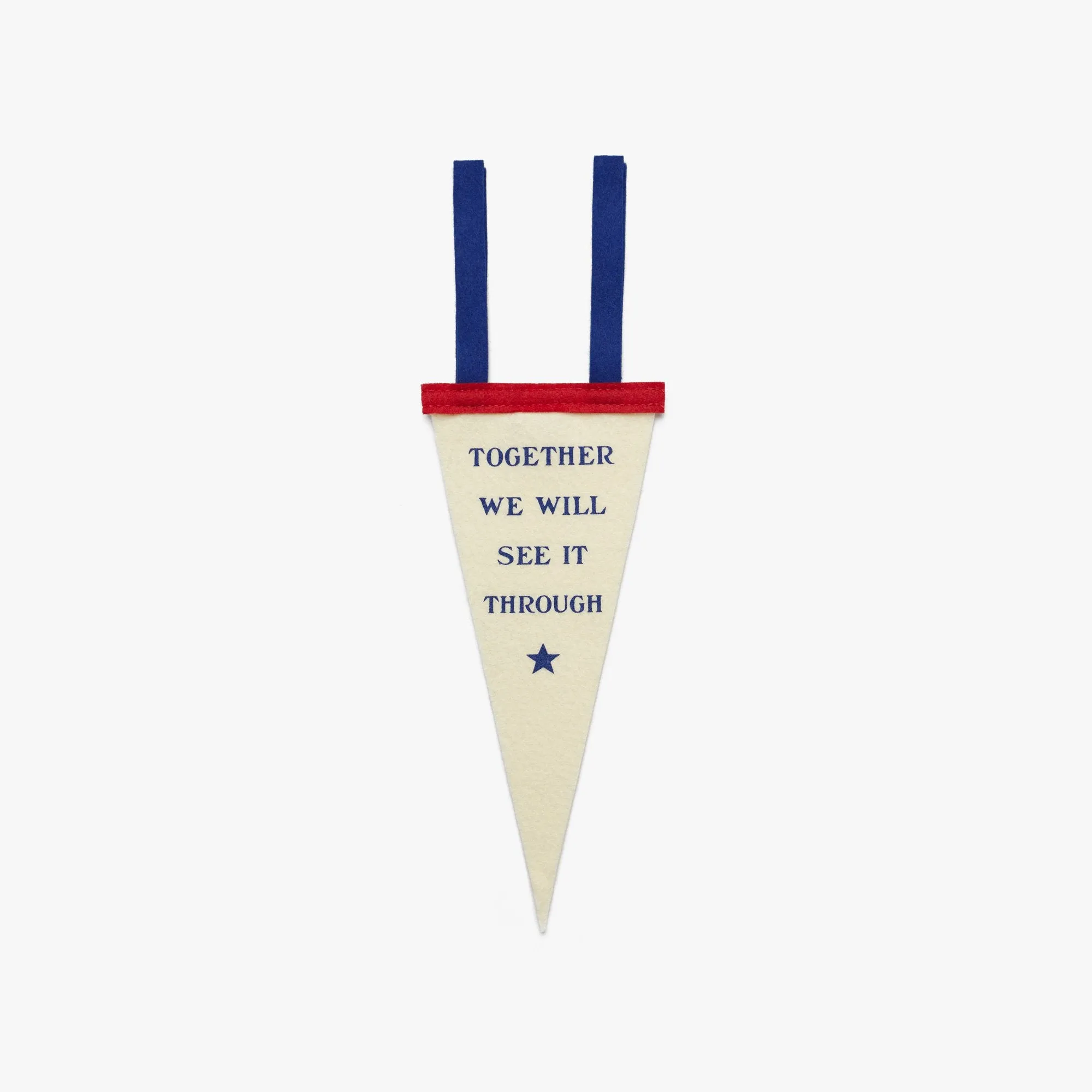 Together We Will See It Through Mini Pennant