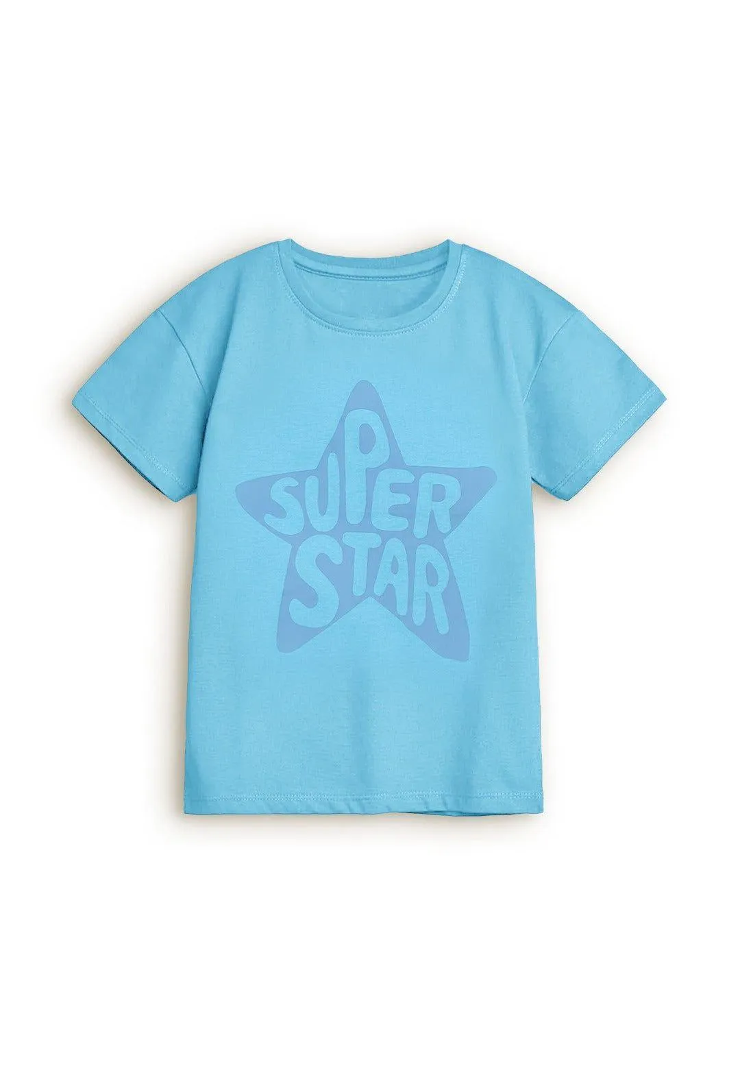 Turquoise Super Star Tee