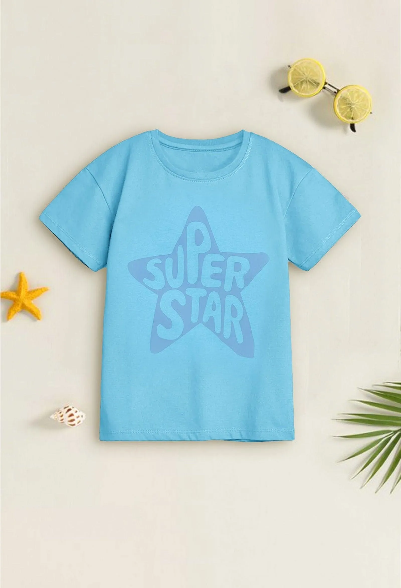 Turquoise Super Star Tee